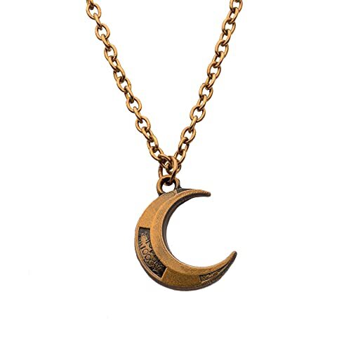 Marvel Studios: Luna Knight Crescent Ciondolo Collana Per Unisex - 316L Acciaio - Picture 1 of 1