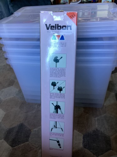 Velbon CX-570 Deluxe Photo/Video Tripod with Unique 3-way Panhead NEW - Picture 2 of 8
