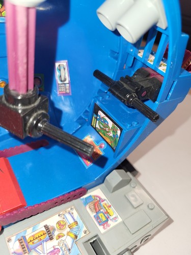 Vintage Playmates TMNT 1993 Technodrome Scout Vehicle unvollständig - Bild 18 von 18