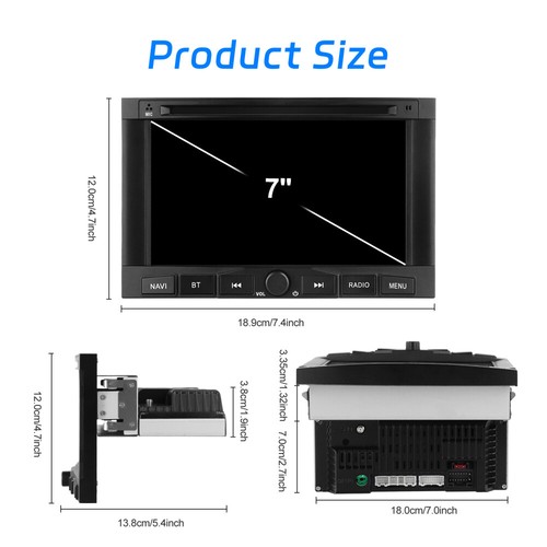 Radio Coche Android 1DIN Para Citroen Berlingo Partner Peugeot 3008 5008 2010-2016 - Imagen 4 de 19