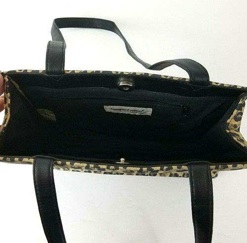 Newport News Animal Print Bag Purse Boho Retro Mob Wife - Picture 6 of 6