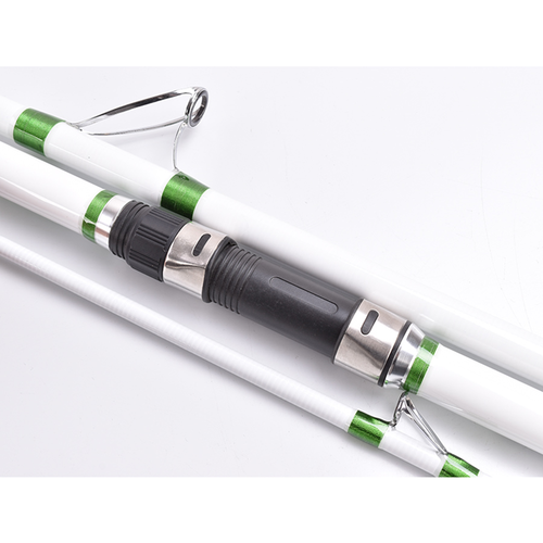 Surf Casting Fishing Rod 3-Piece Carbon Fiber Travel Rod Portable~14 ft - Picture 2 of 9