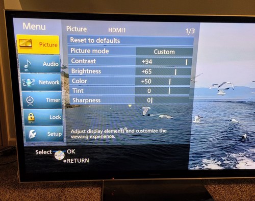Excellent Condition Used Panasonic TC-P55VT50 55" 3-D Plasma TV - Picture 15 of 23