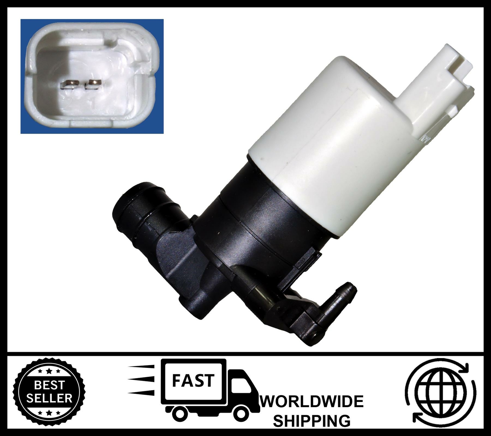 Windscreen Washer Pump FOR Peugeot 107 