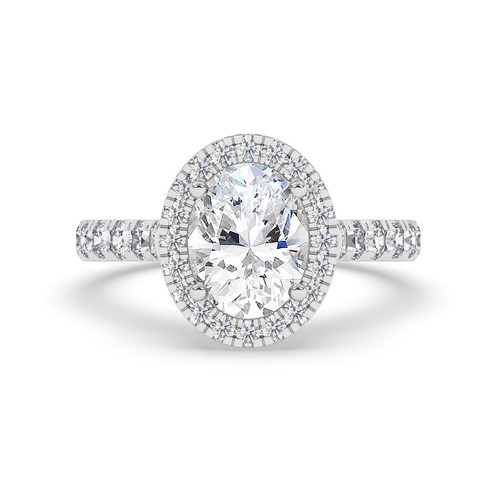 IGI, D/VS1, 3CT Solitaire Lab-Grown Oval Diamond Engagement Ring, 950 Platinum - 第 21/24 張圖片