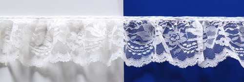 3 Yds. Solid 3" Wide Ruffled/Gathered Soft Lace Color Choices - Picture 5 of 73