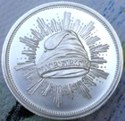 2 oz. 1836 G$1 LIBERTY CAP J-67 Coin Tribute BU rounds .999 fine silver