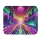 Mouse Pad (Rectangle) Cityscape Neon Style Design 4, Gift Everyday
