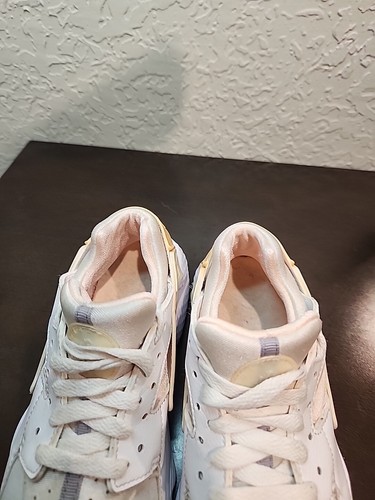 Nike Huarache Run White Crimson Tint 654280-110 GS 5.5Y - Picture 5 of 6