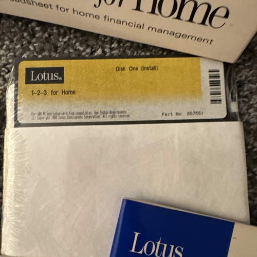 Lotus 123 Tabelle für Home Financial Management, teilweise versiegelt, 1992 - Bild 9 von 9