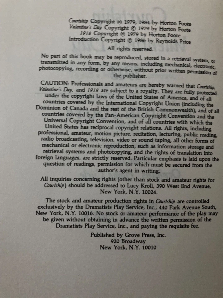 Three playscripts in HC and PB; Stoppard; Horton Foote; Shaffer - Image 4 of 4