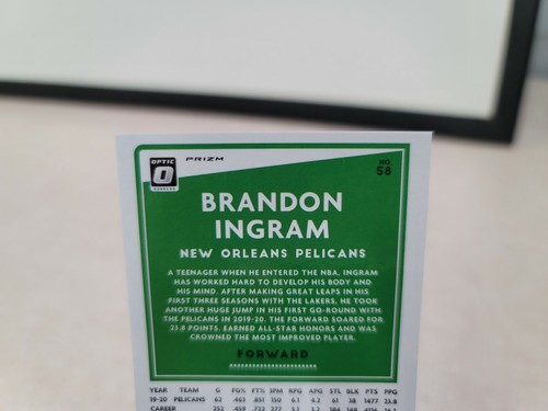 2020-21 Panini Donruss Optic Gold Disco Brandon Ingram 03/10 Prizm T4332 - Picture 5 of 6
