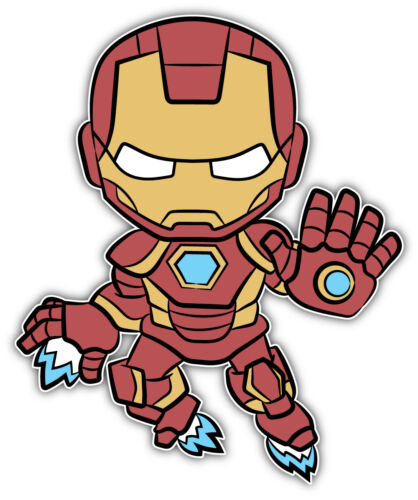 Avengers Iron Man Cartoon Sticker Bumper Decal - ''SIZES'' | eBay Avengers Iron Man Cartoon Sticker Bumper Decal - ''SIZES'' | eBay