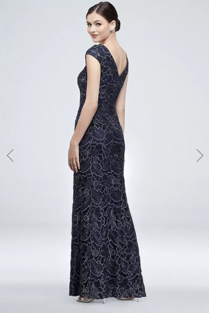 Alex evenings hotsell navy gown