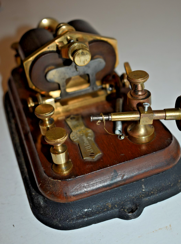 Antique J. H. Bunnell Telegraph Sounder - 150 Ohms - Afbeelding 7 van 8
