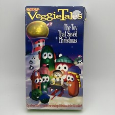 VeggieTales - The Toy That Saved Christmas (VHS, 1998) Green Tape. G9