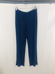 Blue vita 1 Size Tummy Nwt in Pantaloni dritti Chico's Travellers Elastico Royal No qUxUIOw