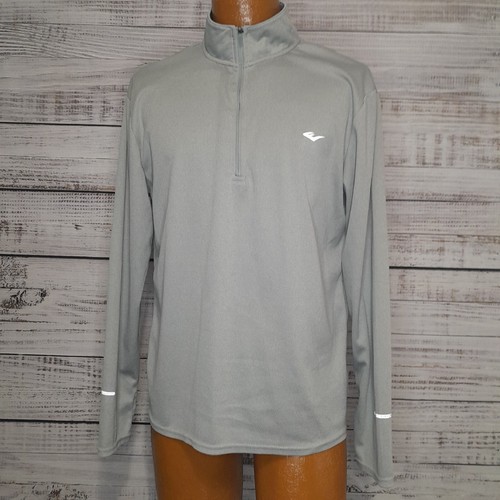 Everlast Jacke Erwachsene M grau 1/4 Zip Pullover Activewear Athleisure Gym Training - Bild 1 von 11