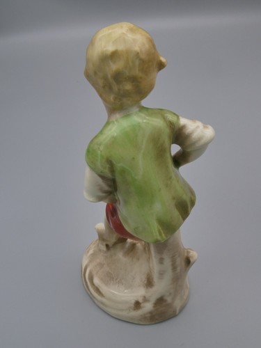 The Little Gardener Figurine Ragazzo Ragazza Vintage 1932 Senza Marchio Goebel Raro Coppia 5" - Foto 4 di 12