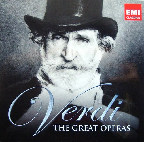 EMI 35-CD 4-16745-2-9 Verdi The Great Operas, Muti, Serafin, Karajan+ 2013 UK SS - Picture 1 of 3