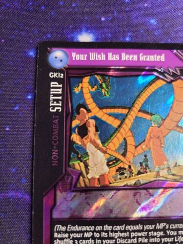 Score Dragonball GT CCG Your Wish Has Been Granted GKI Promo LP FOIL - Picture 3 of 10