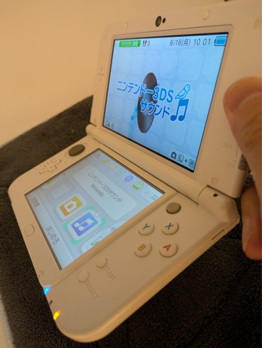 【Excellent4】Dual IPS NEW Nintendo - white rare 3DS LL XL Gmae Console From Japan - Picture 10 of 21