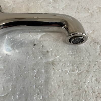 Jado Bathroom Faucet Polished Chrome Single Hole Vessel Display