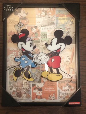Mickey /& Minnie Mouse /& Donald Duck Giant XL Section Wall Art Poster KR105