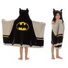 Batman Hooded Bath Towel 24x50 Soft Cozy Kids Wrap with Pockets and Hood