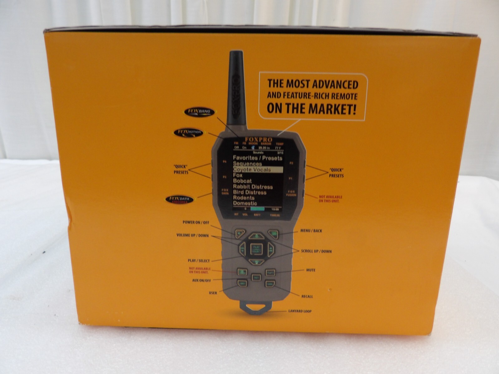 FOXPRO X24 Electronic Predator Call W/Lithium Battery & Charger