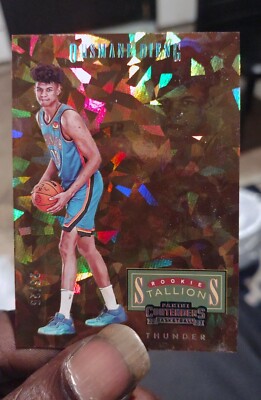 Ousmane Dieng 2022-23 Contenders- Rookie Stallions Cracked Ice RC 25/25- Sp OKC