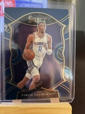 TYRESE HALIBURTON 2020-21 Select Concourse Blue RETAIL BASE CARD