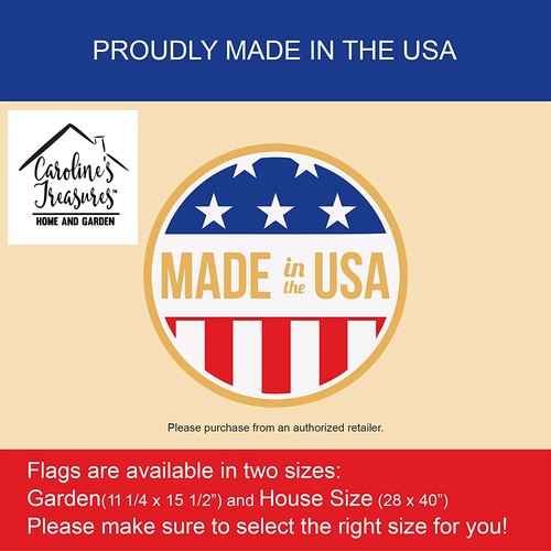 American Flag Golden Retriever Flag Garden Size BB2135GF - Picture 4 of 5