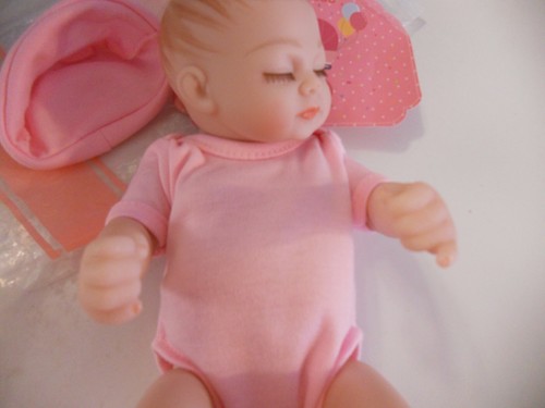 Aubeier Baby Girl Anatomy Doll 11 inch long Dressed in Pink NEW in Package - Picture 7 of 8