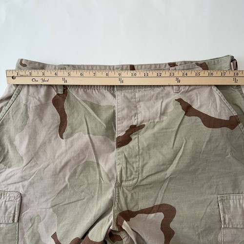 Vtg Desert Camo Cargo Pants Combat Trousers Military Tactical Long Mens 39 Large - 第 9/11 張圖片