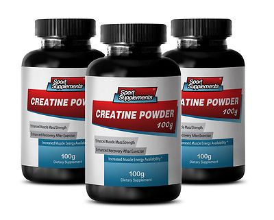 Muscle Mass - Creatine Monohydrate Powder 100g - Improved Maximal Strength  3B