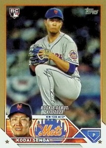 2023 TOPPS UPDATE #US20 KODAI SENGA RC GOLD 1328/2023 NM-MT