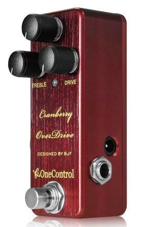 One Control Cranberry Overdrive Electric Guitar Effect Pedal BJF Series - Picture 3 of 3