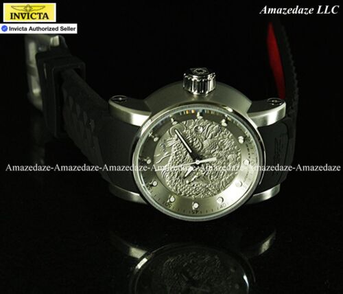 NUOVO Orologio Invicta Uomo 48mm YAKUZA S1 Rally Dragon NH35A 24J Auto QUADRANTE ARGENTO SS - Foto 2 di 11