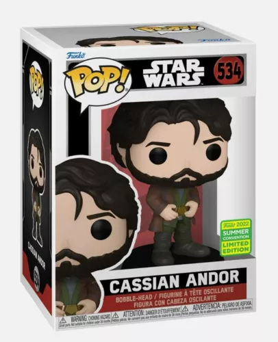 Cassian Andor Funko Pop! Star Wars San Diego Comic Con Limited Edition #534 