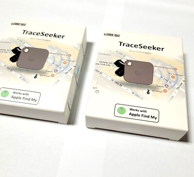   2 PCS Key Finder Bluetooth Tracker FOR Apple Find My (iOS Only) Mini Tracker