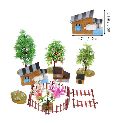 6 Juegos Treehouse - Modelo Escena Niño Miniatura-Accesorios Granja - Imagen 7 de 12