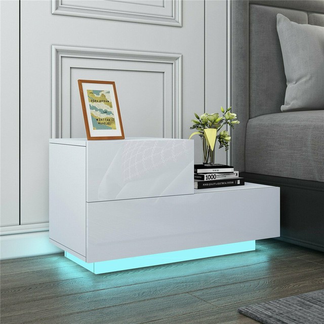 led bedside cabinet