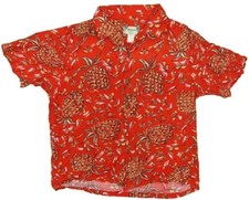 Vintage Kamehameha Hawaiian Button Down Shirt Size L