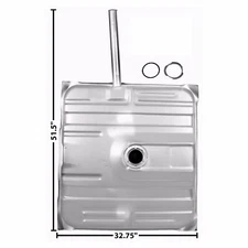 1975~1977 El Camino Fuel Gas Tank 26 Gallon Galvanized w/ Neck Dynacorn