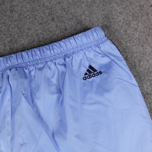 Vintage Adidas Shorts Womens XL Blue Training Soccer Zip Pockets Gym Y2K 2000 - Picture 14 of 17