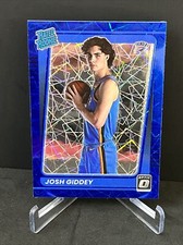 2021-22 Donruss Optic Josh Giddey Blue Velocity Prizm Rated Rookie RC #152