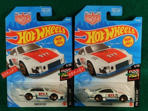 Hot Wheels HW 2021 día de carrera #5/10 Porsche 935 Magnus Walker Urban Outlaw 2 autos