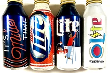 Miller Lite Choice of Time Red Wings Hoilday Balvin 16oz CaBottle empty beer TOp