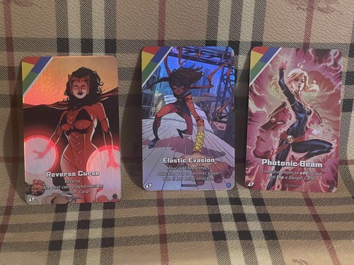 Ultimate UNO Foil Cards - Reverse Curse, Elastic Evasion & Photonic Beam - NEW! - Picture 2 of 6
